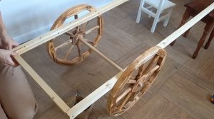 Декоративная телега своими руками
