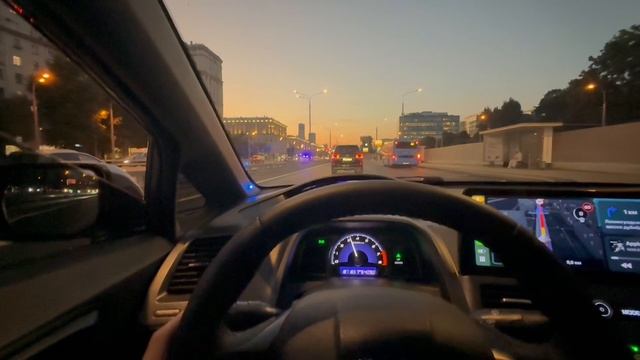 Evening Riding On Honda Civic 4d