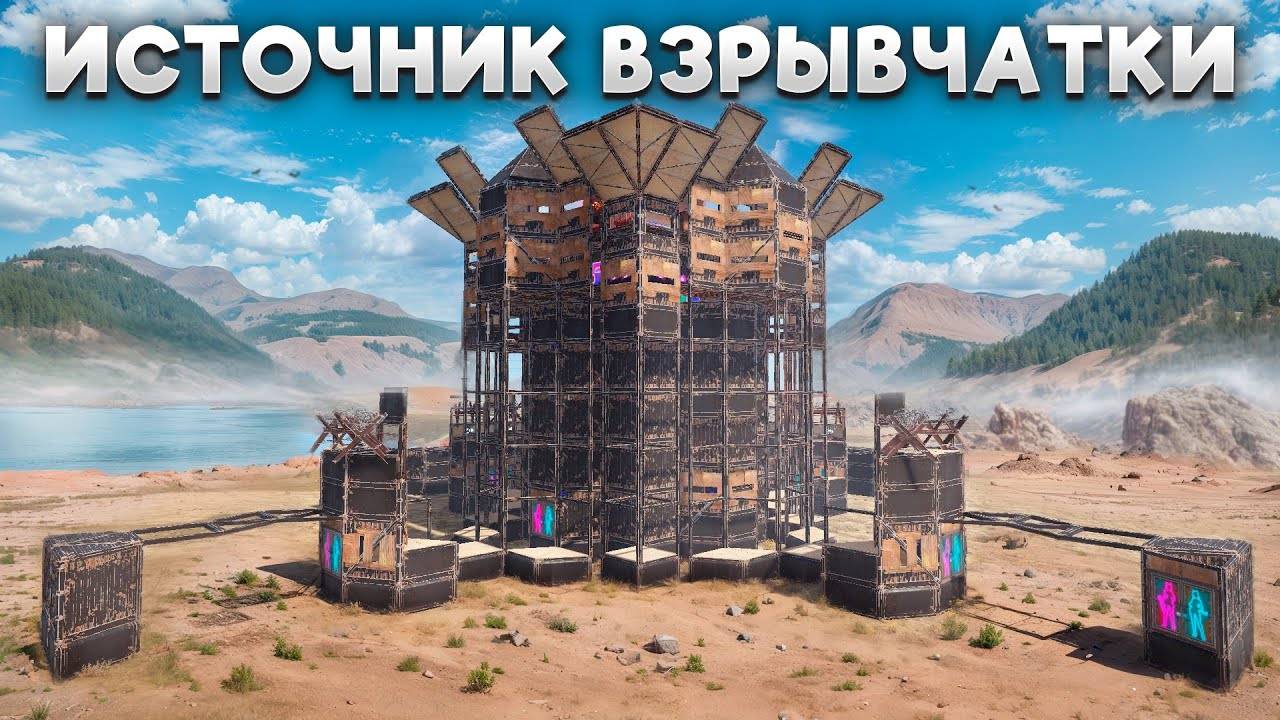 КОСМОДРОМ - БЕСКОНЕЧНЫЙ ИСТОЧНИК ВЗРЫВЧАТКИ! НАС ВСЕ ХОТЯТ ЗАРЕЙДИТЬ в Раст Rust