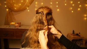 Расчесывание и заплетание косичек под гипнотический голос АСМР