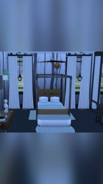 SIMS 4: ЧЁРНО-БЕЛАЯ СПАЛЬНЯ 🔥 СТИЛЬ И СТРОГОСТЬ В ИНТЕРЬЕРЕ! смотреть онлайн