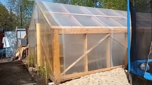 Деревянная теплица своими руками 3