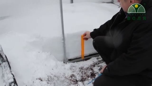 Проверка на прочность теплицы "Орион" Ледяной дождь