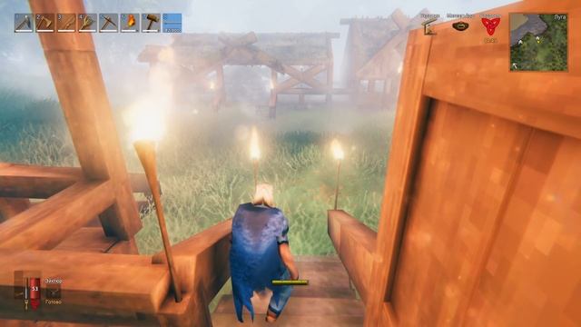 Valheim #7 🐺 - Приручение Кабанов, Сбор Урожая, Таверна и М? смотреть онлайн