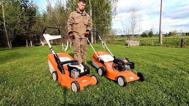 Сравнение газонокосилок STIHL RM 253 и RM 448. Есть ли разница смотреть онлайн