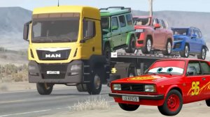 Машинки для детей. Машинки едут на автовозе. Мультик про машинки. Мультики для детей