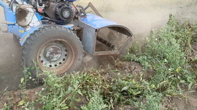 Мотоблок Нева Мб-23 с косилкой(мульчером) для картофель