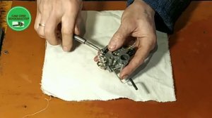 Бензопила ＂Husqvarna 135＂ глохнет.