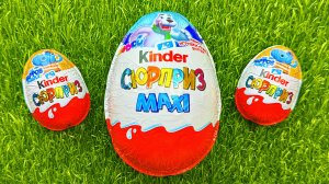 ГИГАНТСКИЙ КИНДЕР СЮРПРИЗ. ОГРОМНАЯ РАСПАКОВКА КИНДЕРОВ | Unpacking Kinder Maxi Surprise