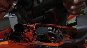 Husqvarna 365 подсос воздуха.