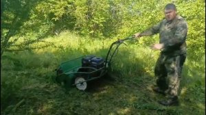 Ножи на Вездекос ТС1000 своими руками. Результат Отличн?