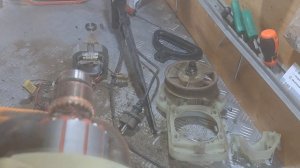 Газонокосилка Makita ELM3320 замена всех подшипников.