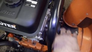 Китайский двигатель в снегоуборщик Husqvarna ST 261E briggs stratton