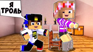 7 ПРАНКОВ И ЛАЙФХАКОВ ДЛЯ ШКОЛЫ в МАЙНКРАФТ НО ДЕВУШКА НУБ И ПРО ВИДЕО ТРОЛЛИНГ MINECRAFT Евгенбро