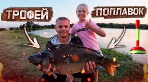 Семейная рыбалка! Трофей на поплавочку! РК Карповик!#fishing26