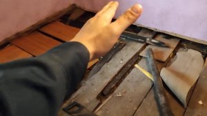 Ремонт полов на даче. Восстановление дачного домика. И