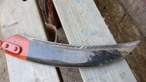 Коса серпан 385 мм. Завод Арти. Покупка на Валдберис. Чес