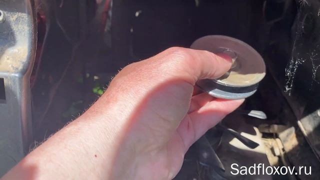 Замена ремня хода на садовом тракторе Zimani Зимани