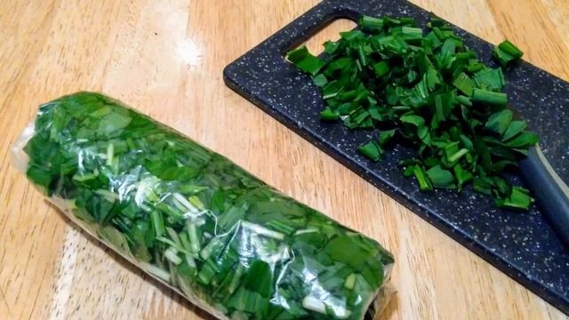 Черемша. Замораживаем черемшу. Как сохранить черемшу ?