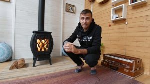 Чугунная печь Бахта! Отопление дачи зимой / Отопительн