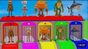 Забавная Long Slide Game с балерина капучино, тралалело тралала, трик трак барабум