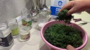 Заготовки укропа на зиму рецепт быстро