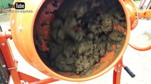 Тротуарная плитка из песка и цемента.  Самодельная тро