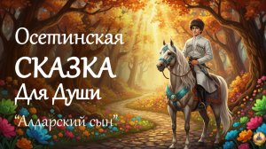 Горская легенда "Алдарский сын" | История на ночь и звуки дождя | Осетинская сказка для сна