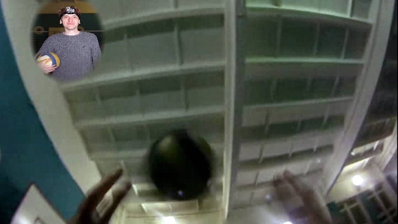 Первая съемка волейбола на экшен камеру GoPro HD Hero смотреть онлайн