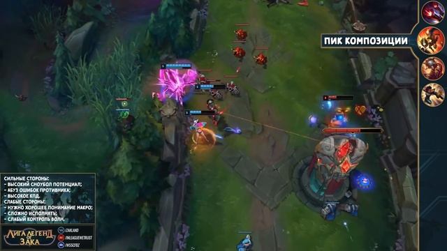 Сильнейшие командные композиции для Clash и гибкой очереди | Лига Легенд 11 сезон смотреть онлайн
