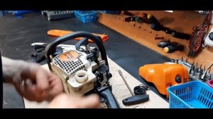 Бензопила Stihl MS 180. Не заводится говорите? Теперь завод?