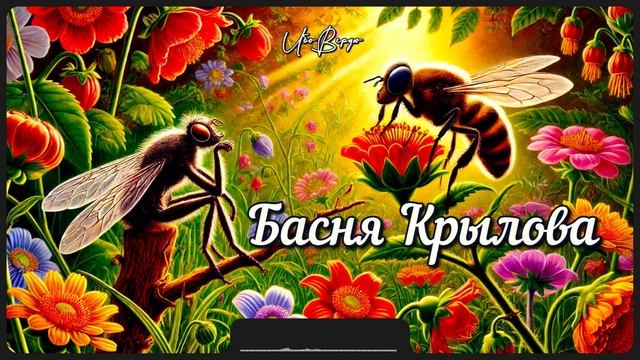 Муха и пчела | Басня Крылова смотреть онлайн