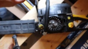 Замена стартера на китайской бензопиле HUTER BS 52