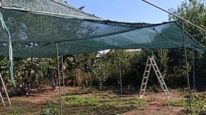 Переделка каркаса для затеняющей сетки