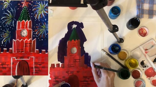 Как нарисовать 9 Мая День Победы. красиво легко поэта?