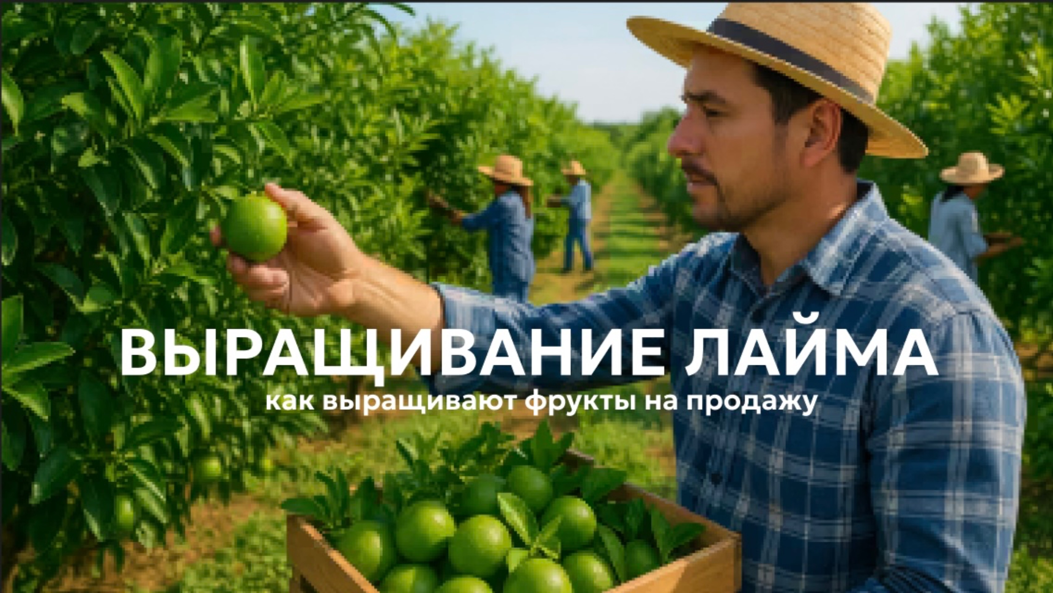 Технология выращивания лайма: как выращивают лайм на продажу? 🍋 смотреть онлайн
