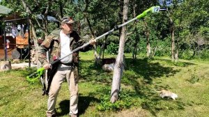 Greenworks GPS7220 Высоторез-Сучкорез электрический 720W. Обзор,