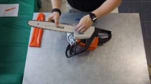 Бензопила Stihl MS 170. Сборка новой пилы.