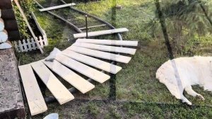 Бюджетная садовая дорожка на пнд трубе!!!