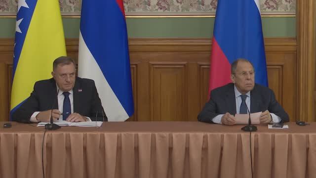 Совместная пресс-конференция С.Лаврова и М.Додика, Москва, 9 сентября 2025 г.