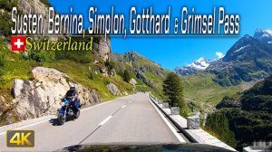 🚗 SmartTV 4К ➤ Топ-5 горных перевалов в Швейцарских Альпах! 2024