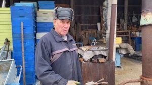 Перетопка воска с помощью самодельного ПАРОГЕНЕРАТОР