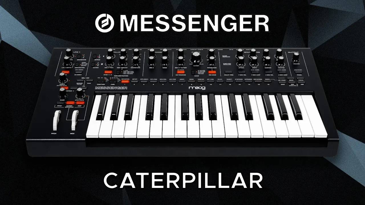 Moog Messenger Caterpillar: Presets for Ambient, Electronica and Techno