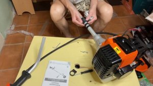 Сборка бензотриммера «EDON GT-630\7300C» | alexdubovyckvideos