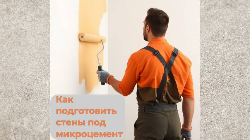 Как подготовить стены под микроцемент?