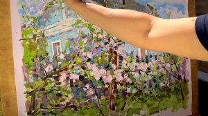 Живопись маслом мастер класс. Пейзаж с натуры. Пленэр