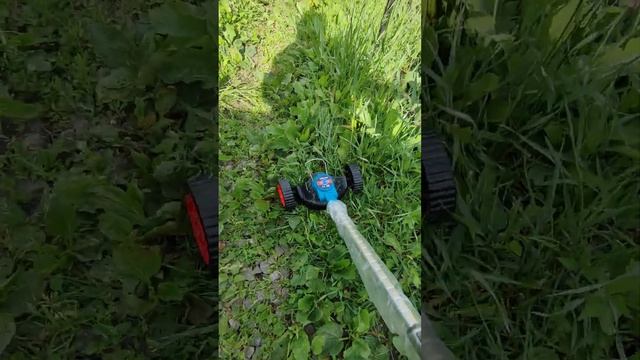 Аккумуляторный Триммер Для Дачи - с Колесами