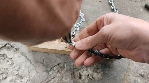 Как укоротить цепь на электро-  или бензопиле