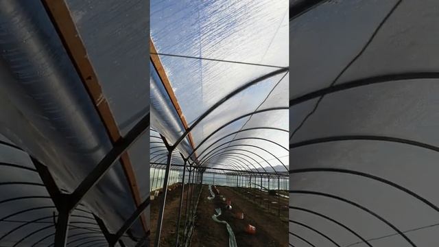 Блочная теплица, устройство жёлоба, ч2 смотреть онлайн