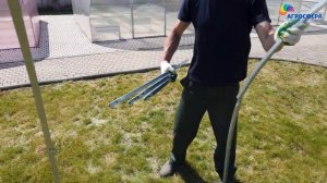 Сборка теплицы Агросфера под чехол / агросфера.рф